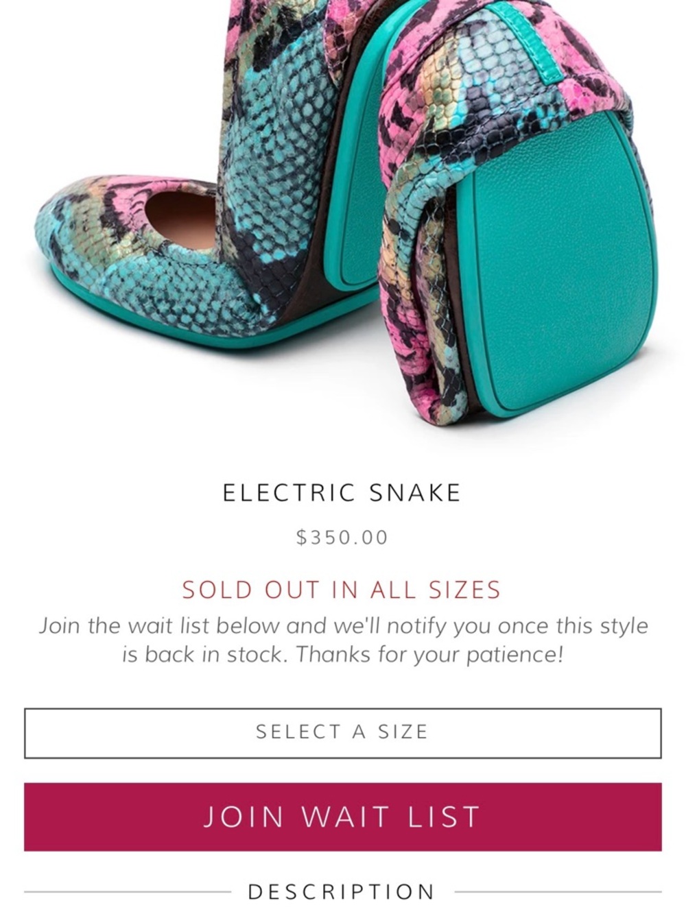 Electric Snake Size 9 TIEKS! Sold Out online! Rare!